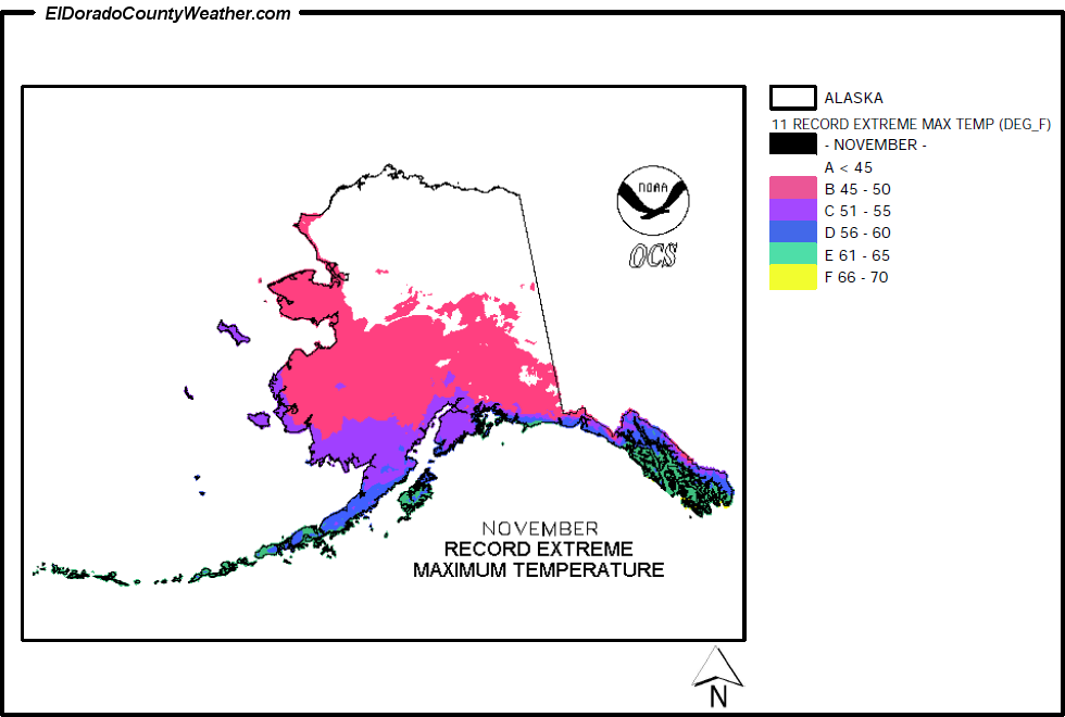 Alaska Annual Record Extreme Maximum Temperature